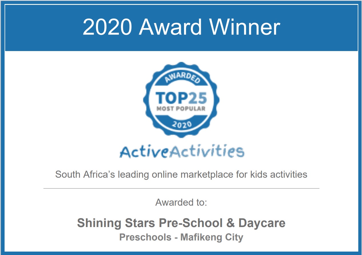 ActiveActivities Certificate 2020