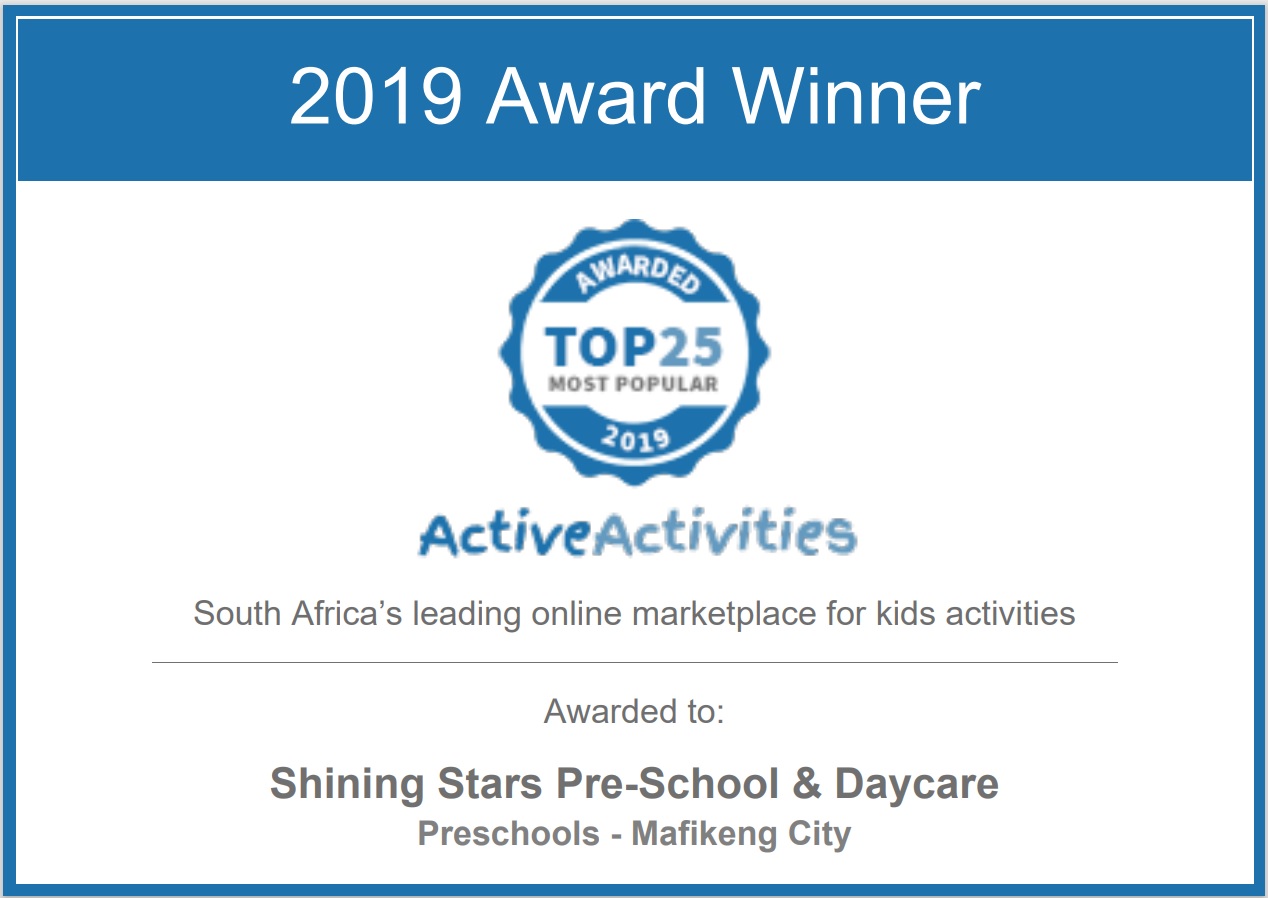 ActiveActivities Certificate 2019