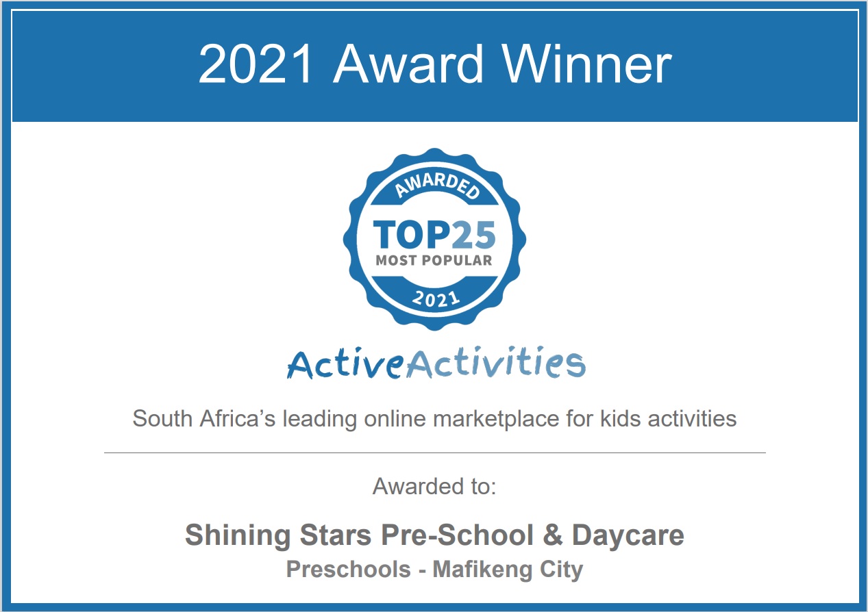 ActiveActivities Certificate 2021